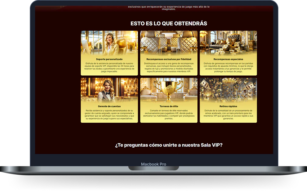 Bull Casino beneficios exclusivos de la Sala VIP